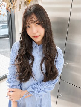 ユイマァル 岡山(YUIMARL) 岡山レイヤーカット20代30代ブリーチなしダブルカラーオリーブ