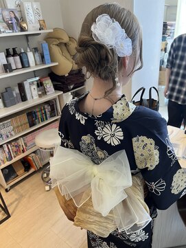 ヘアーリゾートラシックアールプラス(hair resort lachiq R+) 浴衣着付+おまかせヘアアレンジ