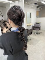 リグ 横浜(Lig.) 編みおろし/ヘアセット/ヘアアレンジ/10代20代30代/横浜/横浜駅
