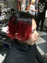 ミミック (mimic) ツーブロック、外ハネ、ファイヤーカラーTRICKstyle！