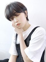 アイティー バイ アルバム 浦和店(IT by ALBUM)&nbsp;コンパクトショート_オリーブカラーハイライトカラー_7757