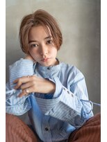 ケアリー 武蔵小杉(Carelly)&nbsp;大人かわいい前髪セシルカットココアブラウンフリンジウェーブ