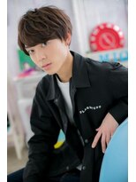 ミック ヘアアンドメイク アップ 駒込店(miq Hair&Make up)&nbsp;アシンメトリー★くせ毛風サイドグラデーションc1