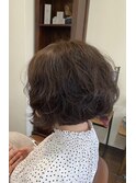 ゆるふわデジタルパーマのボブスタイル