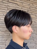 ハイバレーヘアーメゾン(HIGH VALLEY HAIRMAISON) マッシュ 黒髪 束感 女子ウケ シースルーマッシュ コンマバング