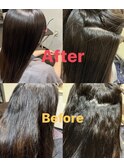 Before & After 髪質改善縮毛矯正