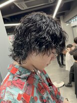 フィフス 渋谷(fifth)&nbsp;マッシュウルフ波巻きスパイラルパーマツイストスパイラルパーマ