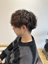 アメラボ 平針店(AmeLab) 【ツイストスパイラルパーマ】 ツーブロック 刈り上げ 黒髪