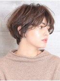 ニュアンスパーマ/ひしがたショート/ショートボブ〔銀座〕