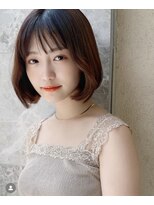 ローウェ 新百合ヶ丘(Louwe) ショートレイヤーボブ髪質改善白髪染め