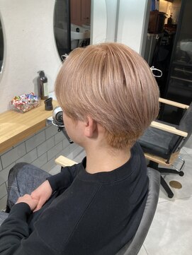 ミエルヘアーエスト 新宿店(mielhair est) ピンクベージュ