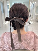 シニヨン★片寄せシニヨン