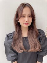 アイユー(ii+U)&nbsp;レイヤーロング　フレンチカジュアル　ブラウンカラー