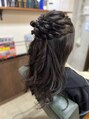 ルースヘアー(luz hair)&nbsp;ロングヘアのハーフアップアレンジスタイル♪