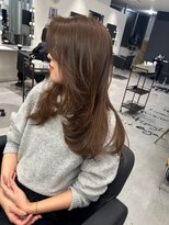 キング 高槻(K!ng) 縮毛矯正髪質改善ハイライトレイヤーカット枚方美容室エクステ