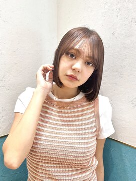 ロンド レグリーズ 立川(Lond leglise) ミニボブフェイスレイヤー顔周りカット前髪カット韓国ボブ/立川