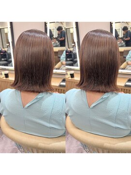 ロンドプロフィール 浦和(Lond profil) Lond.海気 切りっぱなしボブ 外ハネ