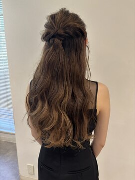 ユーフォリア 青山(Euphoria) half up hair set ◯担当ももこ