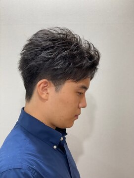 ヘアサロン 銀座マツナガ新宿店(hair salon) フェザーパーマ【理容室/バーバー/フェザーパーマ】