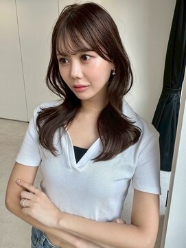 ユーフォリア 新宿店(Euphoria) 韓国ヘア似合わせレイヤーカット前髪顔周りカット大人美人