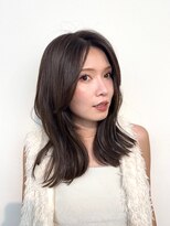 ポピイズ(POPPIES)&nbsp;ミディアムレイヤー／フェイスレイヤー／マロンブラウン