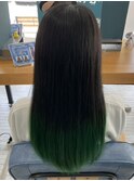 Dark blue green gradation