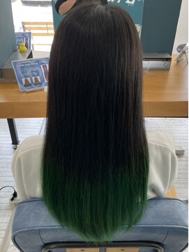 アロハナ(ALOHANA) Dark blue green gradation