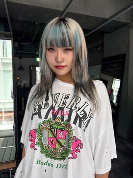 ギークス(GEEKS) 【GEEKS渋谷】ハッシュカット/デザインカラー/渋谷ブリーチ/小顔