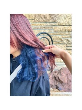 ローリーポーリークラウン(Roly Poly Clown) ボルドー/ネイビー/インナーカラー/デザインカラー ＊ 20代30代