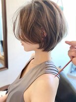 アイドットプラス 表参道(i.+omotesando)&nbsp;前髪あり小顔つや髪顔まわり簡単スタイリングショートボブヘア