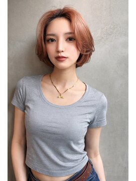 アリュールヘアー ヴィヴィ(ALLURE hair vivi) 【ALLURE】大人ボブ_ハイトーンカラー_レイヤーボブ