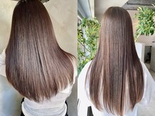 梅雨前に！うねりやクセには、自然な仕上がりの【酸性ストレート】ブリーチ毛にも対応