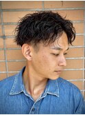 【大村指名】メンズカット緩めツイストスパイラル