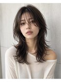 ハッシュカット_韓国レイヤーカット顔周り前髪カット調布