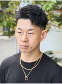 【アップバング】ツイストパーマ