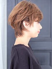 30代40代50代からのトップも後ろもふんわりボリューム感ショート