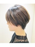 大人可愛いショートボブ【RENJISHI】