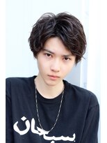 ネイビー(NAVY)&nbsp;セミウエットエアリーショート【センタークラウドマッシュ】