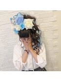 体育祭☆ヘアセット