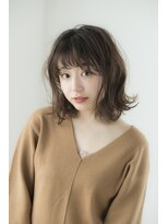 ミエル ヘア 新宿(miel hair)&nbsp;外ハネミディベージュ