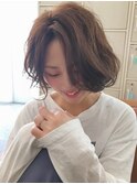 愛されフェミニンボブ【ショートボブからの伸ばし途中】
