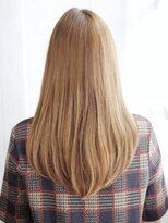 ヘアメイク ナル(hair make nalu)&nbsp;かきあげバングのナチュラルロング