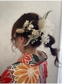 【長岡】【見附】【ピュール】【柳橋奈緒】卒業式☆ヘアアレンジ