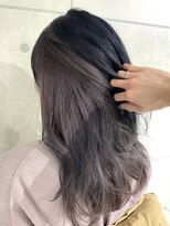 ジンジャー(GINGER)&nbsp;インナーカラー×パープル×幅広め×髪質改善×トリートメント