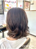 【orange大分賀来】ミディアムレングスゆるウェーブスタイル