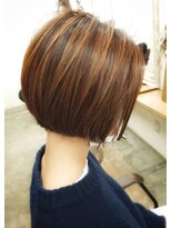ファム 札幌大通(fam)&nbsp;30代40代大人かわいい丸みショートボブ