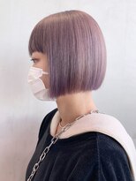 アルバム 銀座(ALBUM GINZA)&nbsp;ピンクベージュ_アースカラーくびれヘアツートンカラー_ba375964