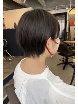 イースエモーション(ease et motion) 【天神 今泉 大名】耳掛けショートボブ アッシュブラウン