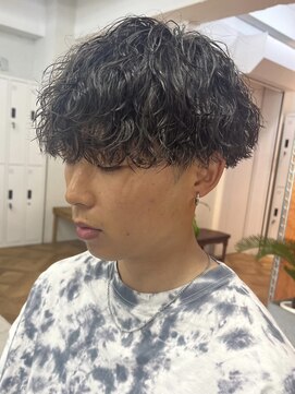 ローウェ バイ フィフス 立川メンズサロン(Louwe by fifth) 波巻きスパイラルパーマツイストパーママッシュメンズパーマ