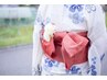 【お祭、花火、イベント】浴衣着付+ヘアセット ¥7500